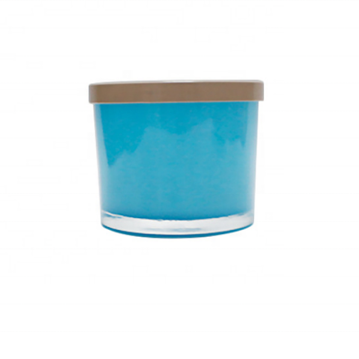 High quality luxury black/blue candle glass jar 