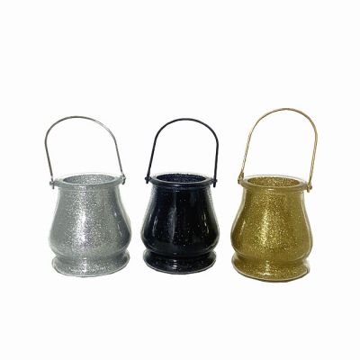 The most popular centre piece hanging candle holder and candle jars with iron holder