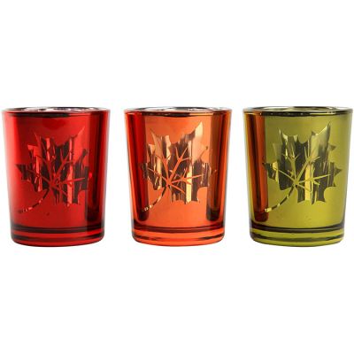 home deco glass candle cup scented glasses candleholders colored mercury glass votive candle holder
