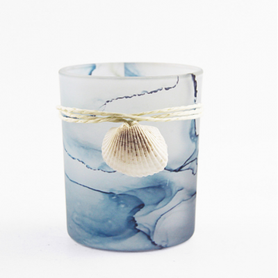 High quality romantic mosaic glass tea light candle holder