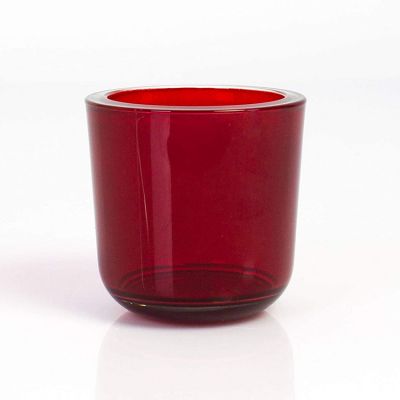 Customized Color Glass candle cup Heavy Scented Votive candle glass
