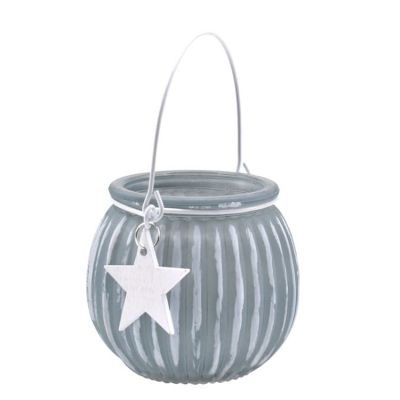customs empty basket shape 5oz candle container
