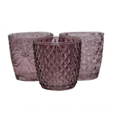 Wholesale pillar candle holder glass hot-selling glass candlestick