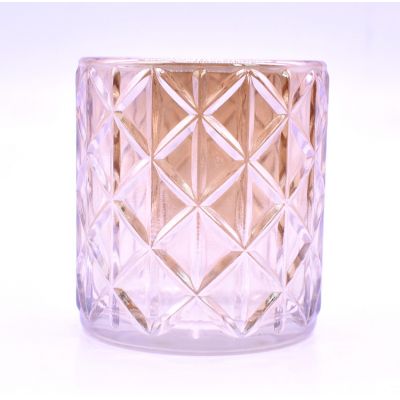 new arrival embossed scented wedding candle mason jar candle holder
