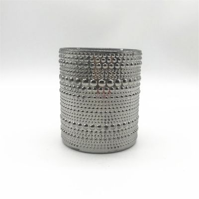 tealight candle holder glass are used for decoration electroplated for glass candle holder
