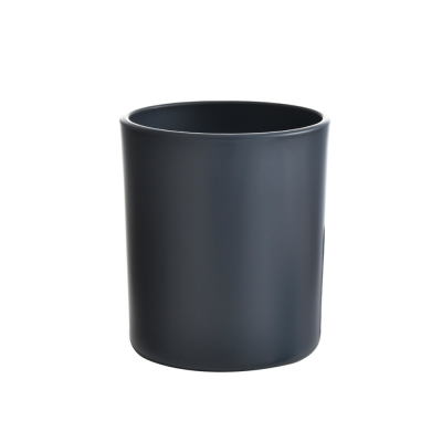 wholesale best sale glass black candle stick holder