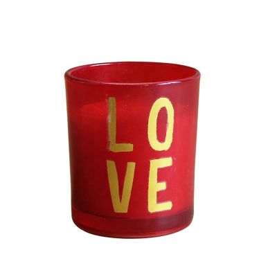 Luxury Design Customize Aromatic Jar hugging lovers glass candle jar Container with wood lid