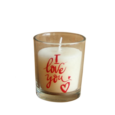 high quality transparent glass jar candle jar candle holder with lid