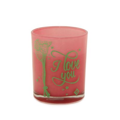 China luxury glass candle jar candle holder home decorative customizable logo