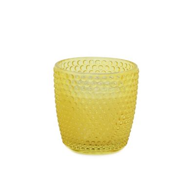 New design glass candle jar candle holder vessels