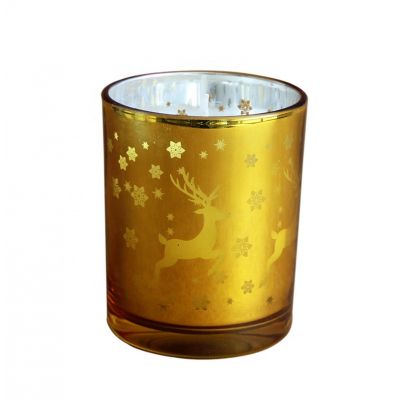 High quality glass candle holder for home decoration holiday birthday christmas 