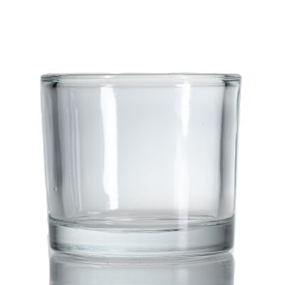 Wholesale Glass Clear Candle Jar Candle Holder 260 ML Candle Container For Sale