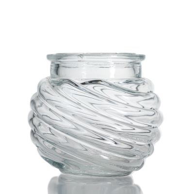 Wholesale Candle Jars 250 ML 9oz Candle Jars Glass Candle Holders For Decor