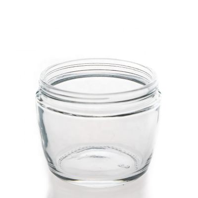 Custom Clear 265 ml Decorative Candle Jar Crystal Glass Tealight Candle Holder For Sale