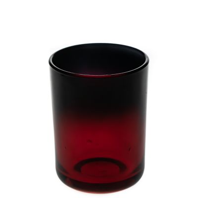 Customer logo label 330ml Candle Jars / Empty Round 11oz Glass Candle Holder for Sale