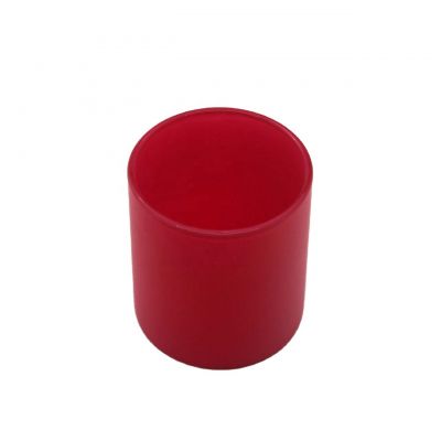Custom Color Glass Candle Holder Jar For Home Or Wedding Decoration