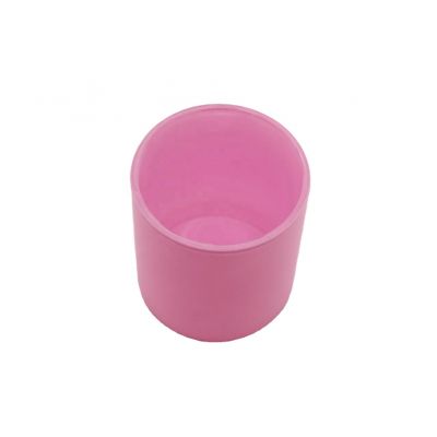 Factory Price Mini Frosted Glass Candle Cup,Decoration Candle Jar