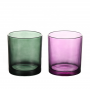 Hot Sale Empty Custom Colorful Glass Candle Jars Holders For Candle Making