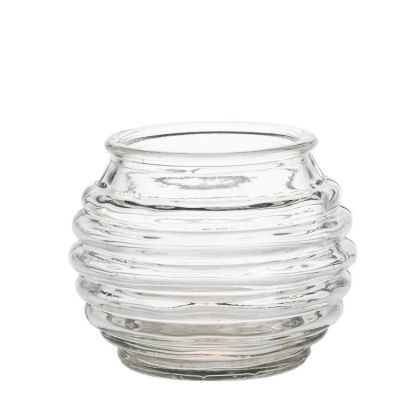 Excellent Quality Transparent Empty Fancy Candle Holder 250ml For Home Decor