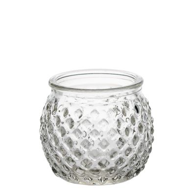Reasonable Price Wholesale 150ml Clear Empty Round Candle Holders Glass In Bulk
