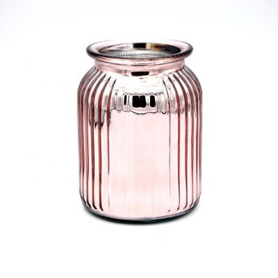Factory Direct Sales Multi-Colored Multicoloured Plating Advanced Glass Votive Candle Holder