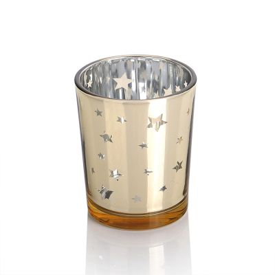China supplier Promotional mercury heat resistant glass candle holder,candlestick,candle stick holder