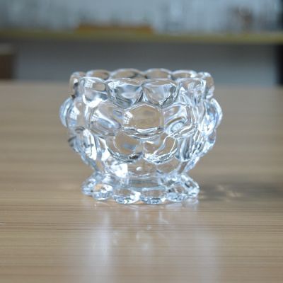 Heat resistant glass jar for candle with 200ml volume