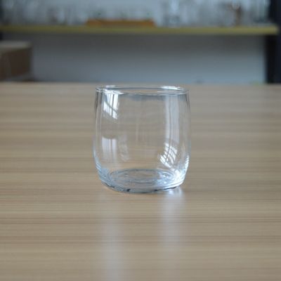 Heat resistant custom glass candle holder