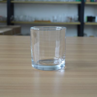 Classic round heat resistant 18oz glass cup for candle