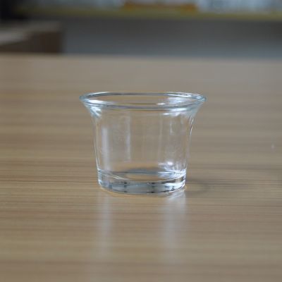Hot selling small glass votive candle jar