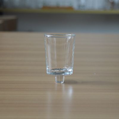 Wholesale church insert small glass candle container