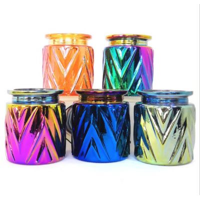 12 oz glass candle jars in bulk and lids for candle making