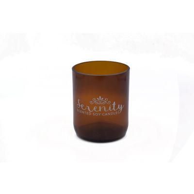 Storage Bottles & Jars Type and Food Use amber candle jar wood lid
