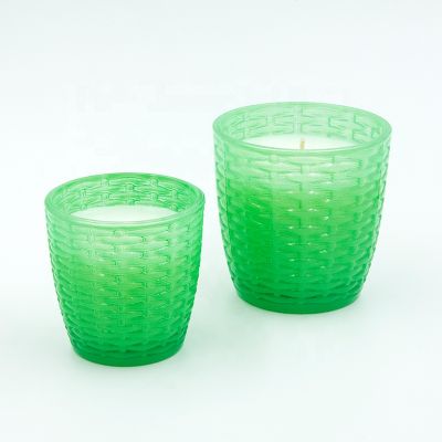 Hot Sell Candle Jars Glass Candle holder For Home Decoration
