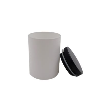 Wholesale Black/White Candle Jars With Wooden Lids Bulk Crafts