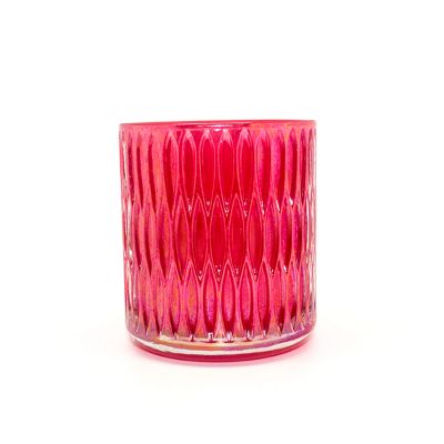 colour cheap candle glass container