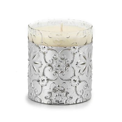 Gorgeous Luxury Silver Candle Jar Glass Candle Vessel for Candle Maker