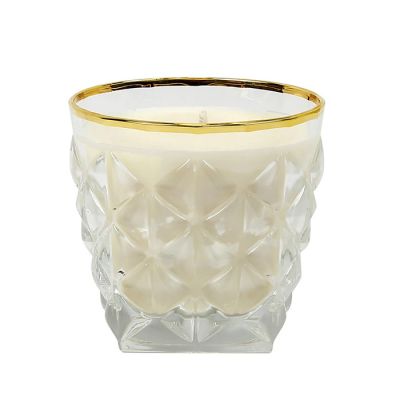 New Type Nordic Style Empty Glass Candle Jar for Home Decoration