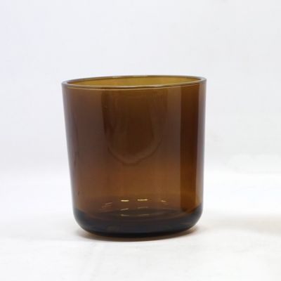 250ml 300ml 340ml Glass amber black candle holders