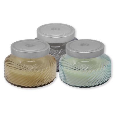 Factory Directly china supplier natural Scented candle Glass Jar Candle With Metal Lid