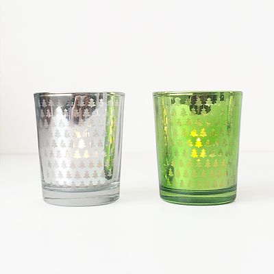 Christmas candle holder geometric glass candle holders cheap