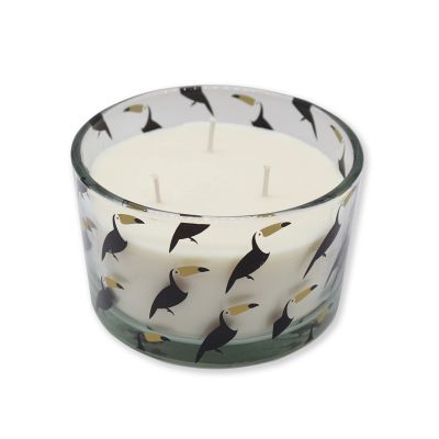 attractively priced factory 3 Wick Glass Candle Jar