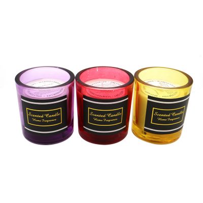 Chinese manufacturer customization candle glass jar glass candle holder