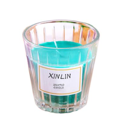 Cheap Price Wholesale Custom Label Decorative Glass Candle Jar