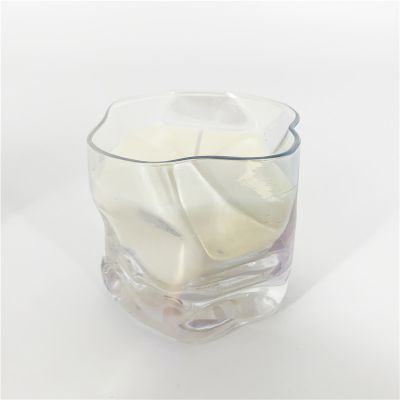 Wholesale Luxury Home Decoration Custom Design Glass Candle Jar
