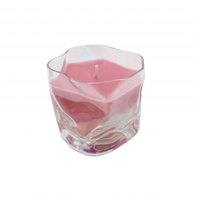 New Clear Glass Candle Jar For Home decoration