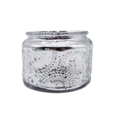 factory glass candle jar with lid
