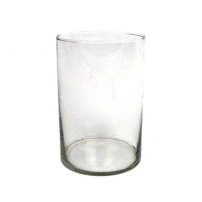 High Quality Machine Blown Clear Glass Candle Holders Color for Woven Base Candle Making