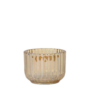 Factory direct sales long glass candle holder
