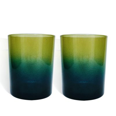Gradient Ramp Candle Cup Home Decoration Candle Jar Custom